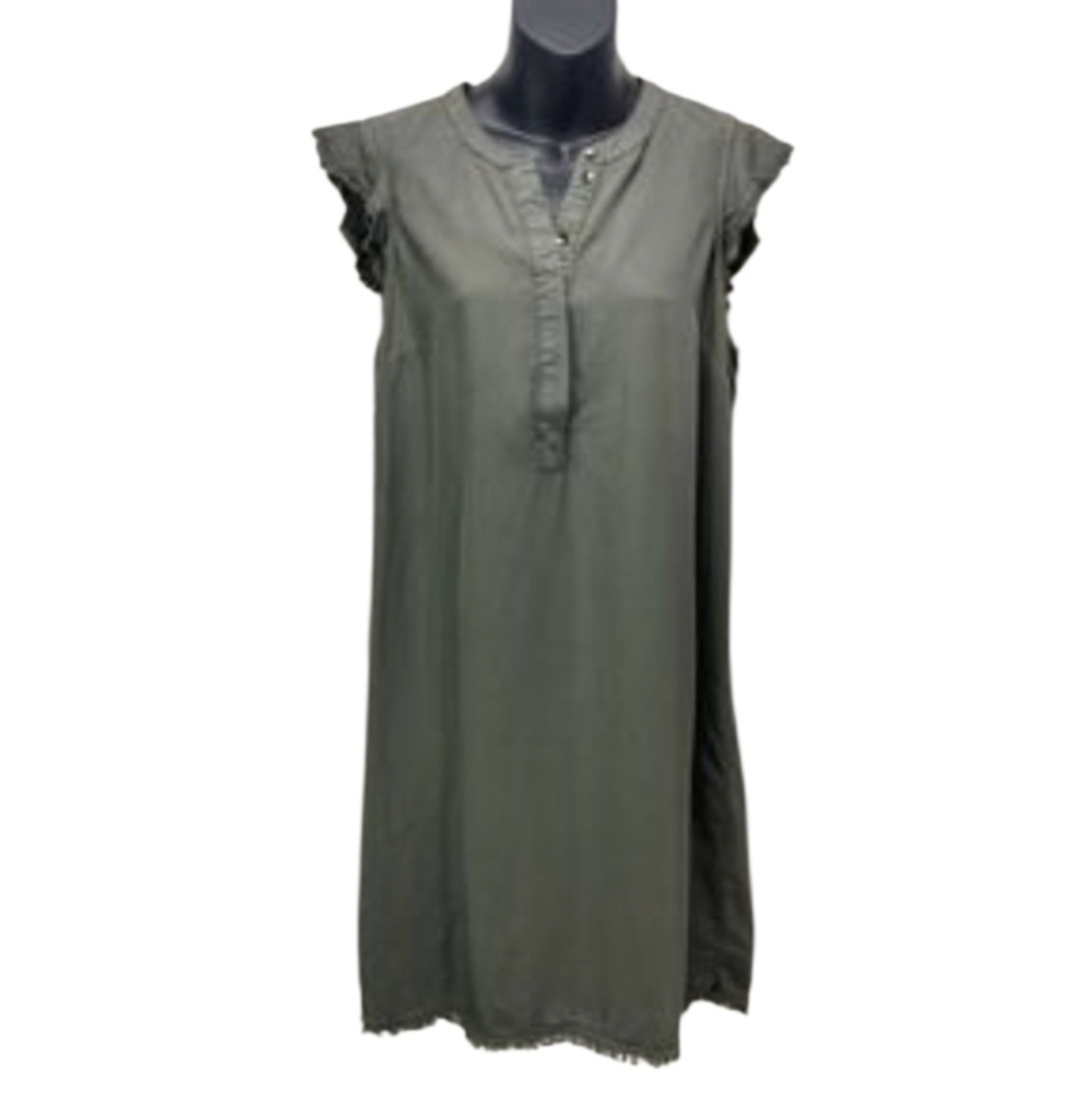 Carolina Belle Sleeveless Green Dress Sz S